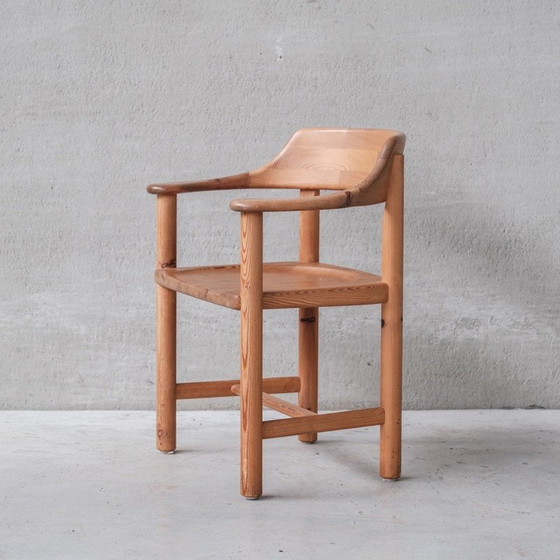 Image 1 of Set of 6 vintage pine chairs by Rainer Daumiller, Denmark 1960