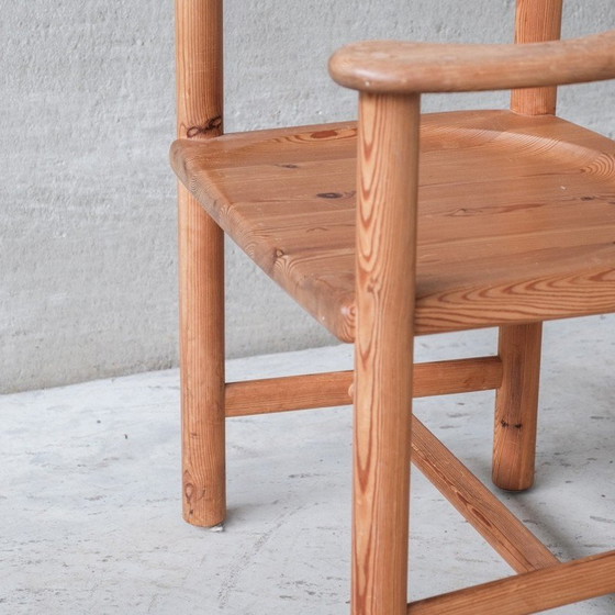 Image 1 of Set of 6 vintage pine chairs by Rainer Daumiller, Denmark 1960