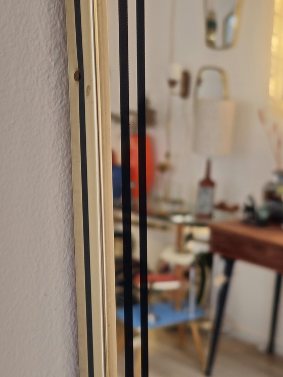 Image 1 of Specchio da parete vintage organico oro nero 