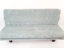 Vintage Artifort Kho Liang Sofa | New Upholstered Light Blue Rib