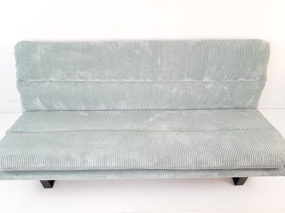 Image 1 of Divano vintage Artifort Kho Liang | Tessuto a coste azzurro chiaro appena rivestito