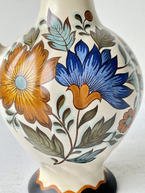 Image 1 of 3x Ceramic Gouda Pateel Flora vases