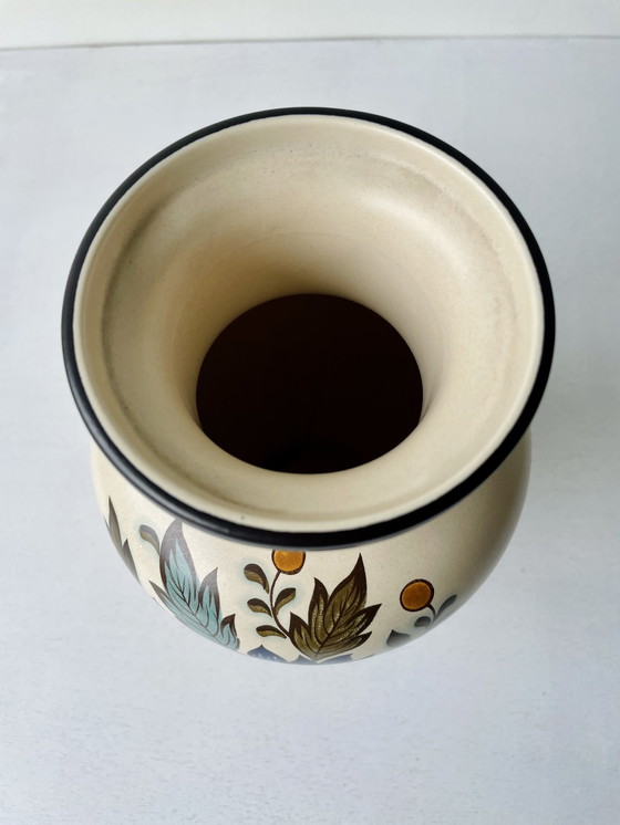 Image 1 of 3x Ceramic Gouda Pateel Flora vases