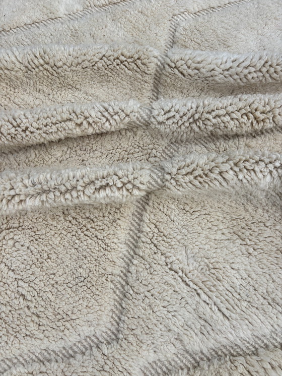 Image 1 of White Naturel Moroccan Wool Rug 