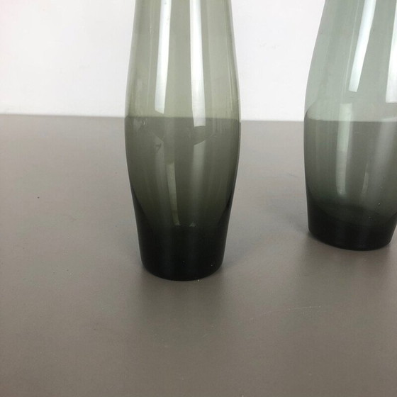 Image 1 of Pair of vintage turmaline vases by Wilhelm Wagenfeld for WMF, Germany 1960