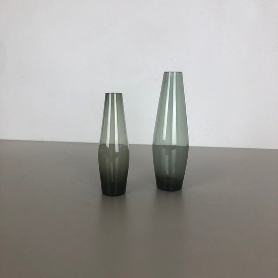 Image 1 of Pair of vintage turmaline vases by Wilhelm Wagenfeld for WMF, Germany 1960