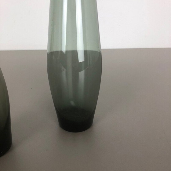 Image 1 of Pair of vintage turmaline vases by Wilhelm Wagenfeld for WMF, Germany 1960