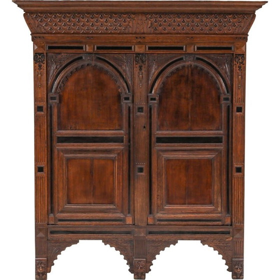 Image 1 of Vintage Utrechtse Poort linnen cabinet