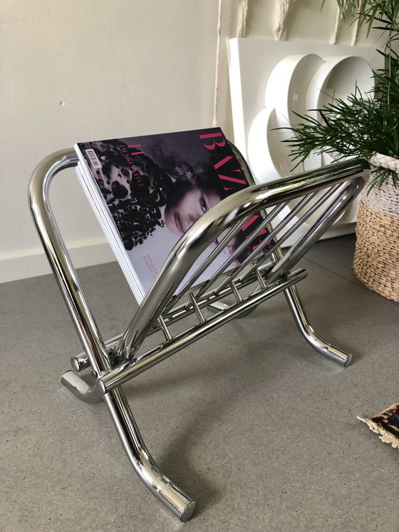 Image 1 of Vintage Mack Design Bauhaus Magazine Rack