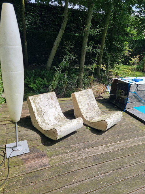 2x chaise de jardin Willy Guhl