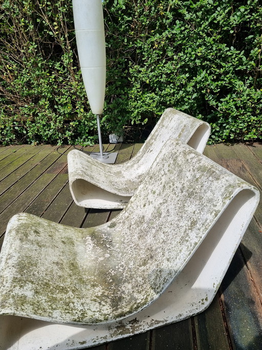 2x chaise de jardin Willy Guhl