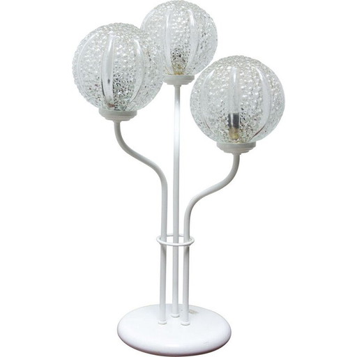 Vintage plastic table lamp, Czechoslovakia 1970