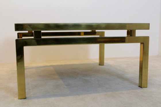 Image 1 of Gold-Etched Coffee Table