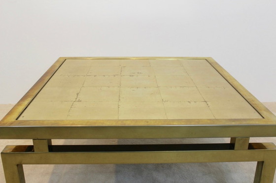 Image 1 of Gold-Etched Coffee Table