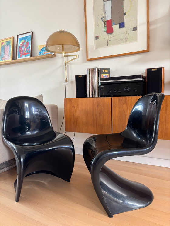 Image 1 of 2x Verner Panton S Chairs by Herman Miller