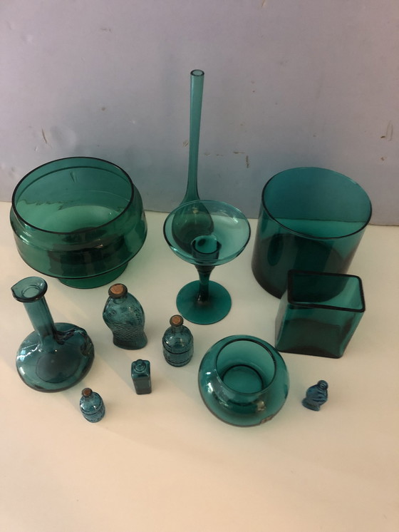 Image 1 of 12 Retro Glass Objects.