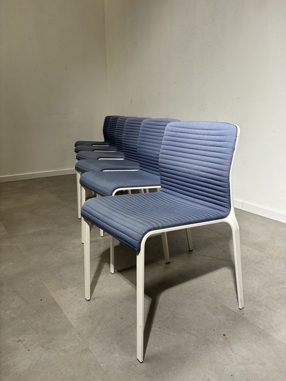 Image 1 of Set of six chairs MDF italia Model “Bend”