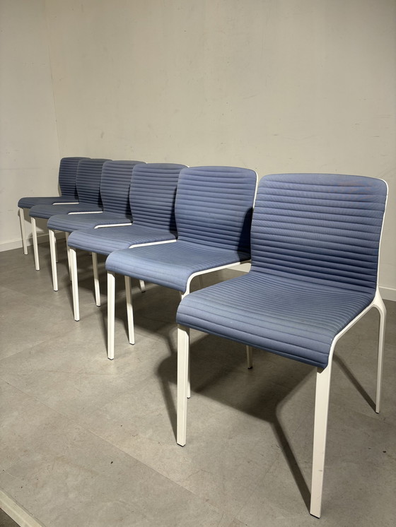 Image 1 of Set of six chairs MDF italia Model “Bend”