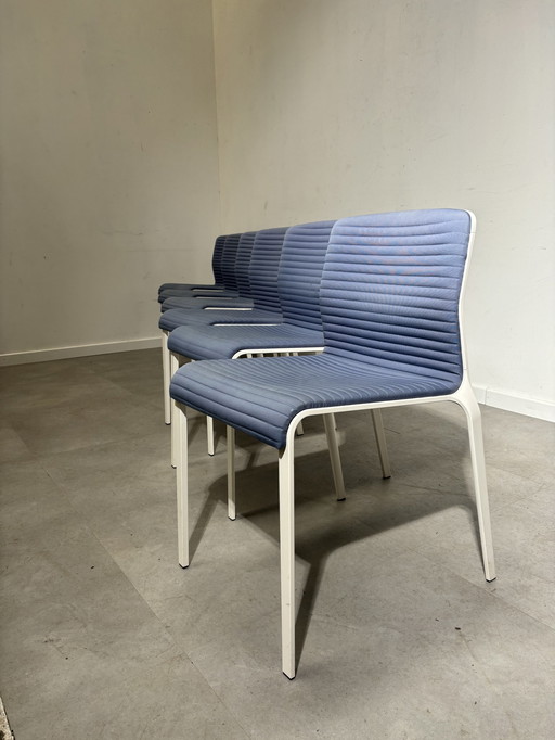 Ensemble de six chaises MDF italia Modèle "Bend"