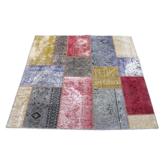 Image 1 of Persian rug patchwork rug 130X130