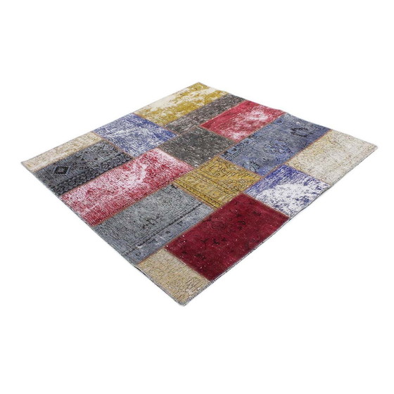 Image 1 of Persian rug patchwork rug 130X130