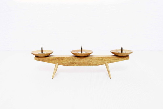 Image 1 of Scandinavian style triple candle holder