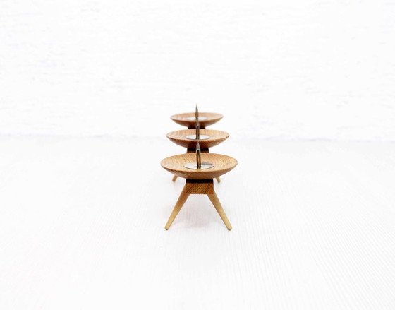 Image 1 of Scandinavian style triple candle holder