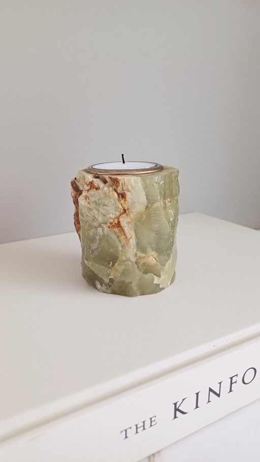 Onyx Marble Tea Light Holder!