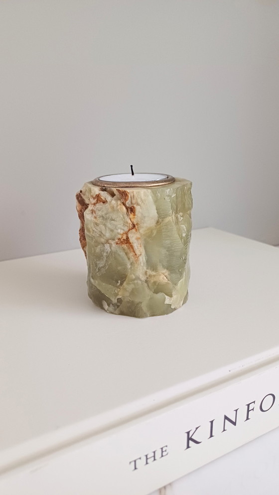 Image 1 of Onyx Marble Tea Light Holder!