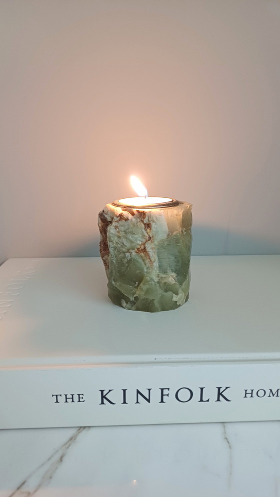 Image 1 of Onyx Marble Tea Light Holder!