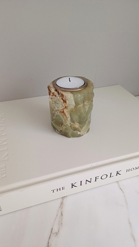 Image 1 of Onyx Marble Tea Light Holder!