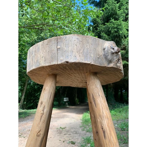 Image 1 of Vintage solid wood side table
