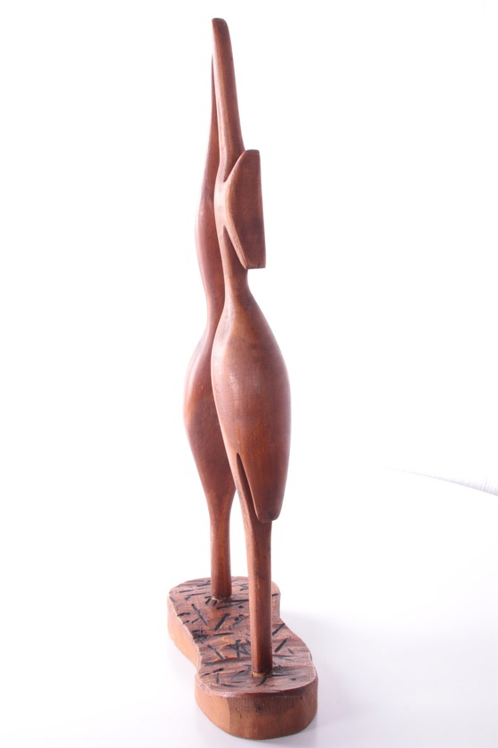 Image 1 of Set di aironi in legno vintage degli anni '60