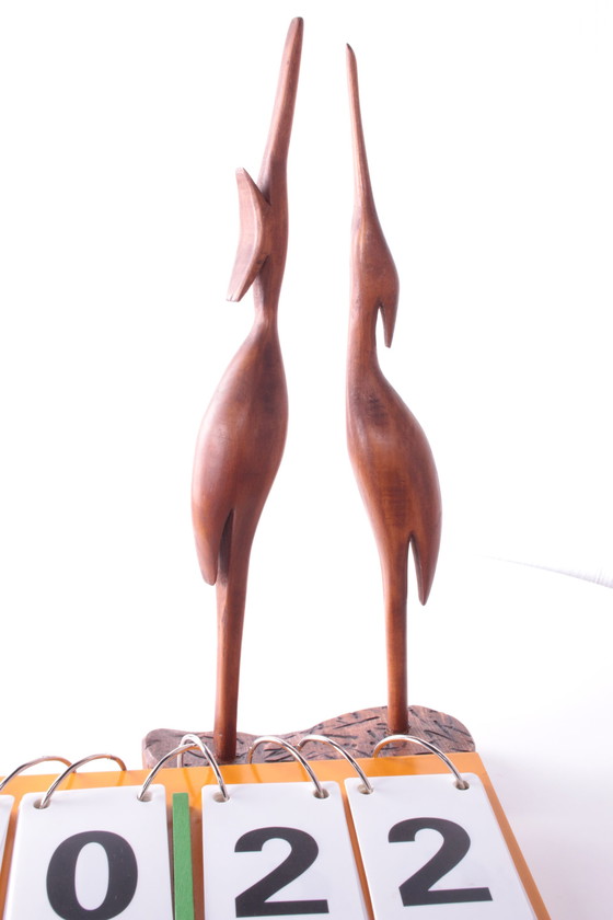 Image 1 of Set di aironi in legno vintage degli anni '60