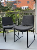 6x B&B Italia Metropolitan Dining Chairs