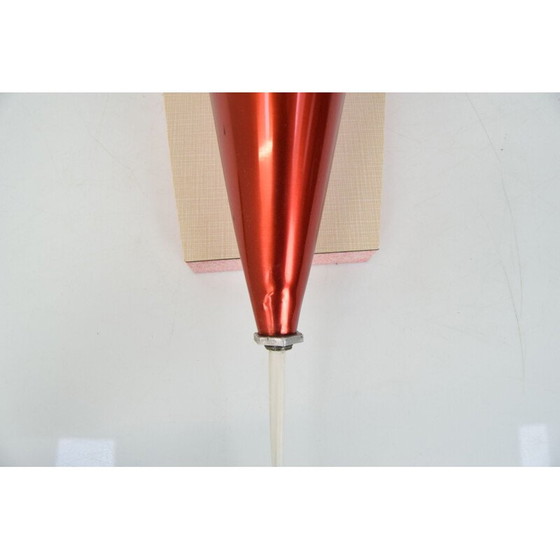 Image 1 of Vintage wall lamp in metal and wood, Czechoslovakia 1960