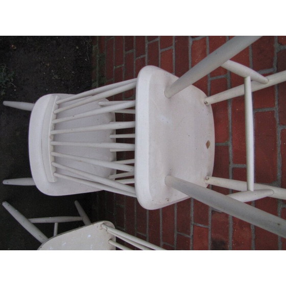 Image 1 of Set of 4 vintage chairs in the style of Ilmari Tapiovaara