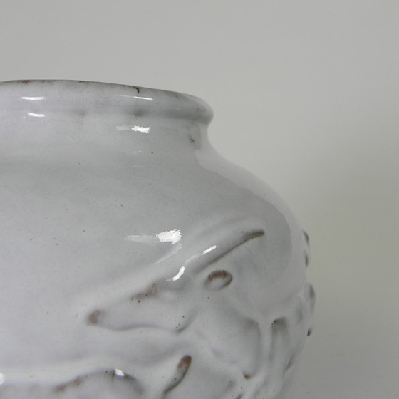 Image 1 of Mobach Vase With Deer, Model 217 By Bouke And Klaas Mobach, 1960s