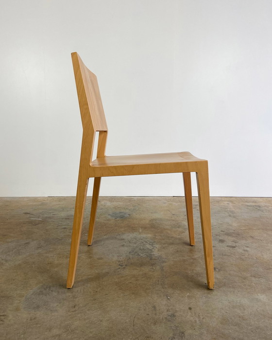 Image 1 of 8X Vintage Wooden Design Chair