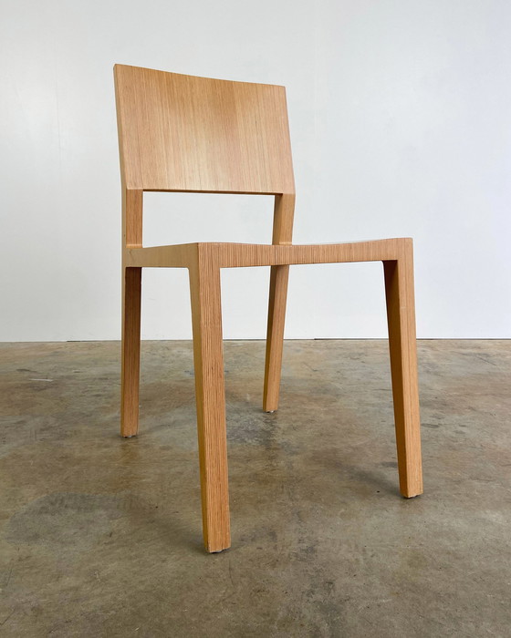 Image 1 of 8X Vintage Wooden Design Chair