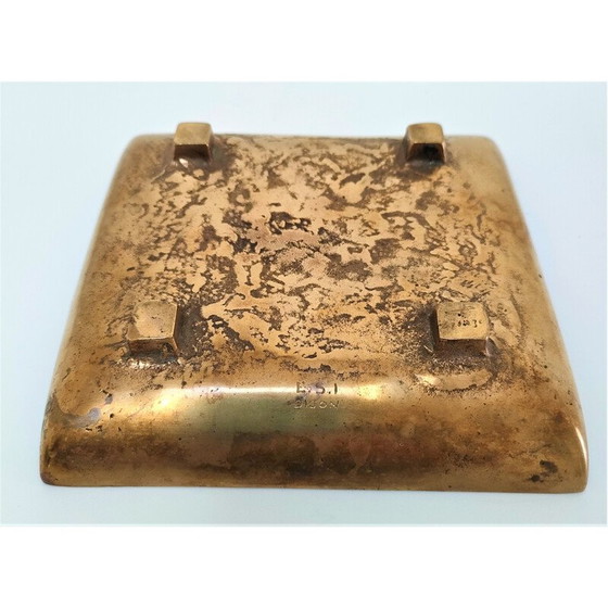 Image 1 of Vintage gilt bronze pocket organizer by Jacques Lauterbach, 1970