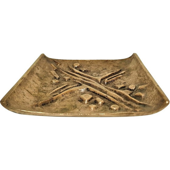 Image 1 of Vintage gilt bronze pocket organizer by Jacques Lauterbach, 1970