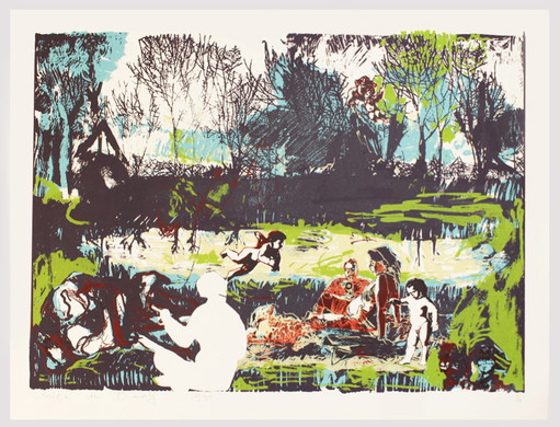 Anita de Baaij, zeefdruk oplage 11/ – lithos zeefdrukken, Modern (photo 2 of 5)