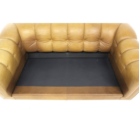 Image 1 of Vintage leather sofa, Sweden 1990