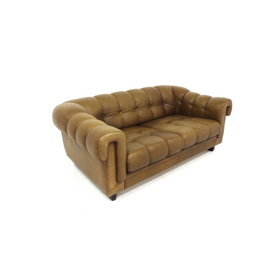 Image 1 of Vintage leather sofa, Sweden 1990