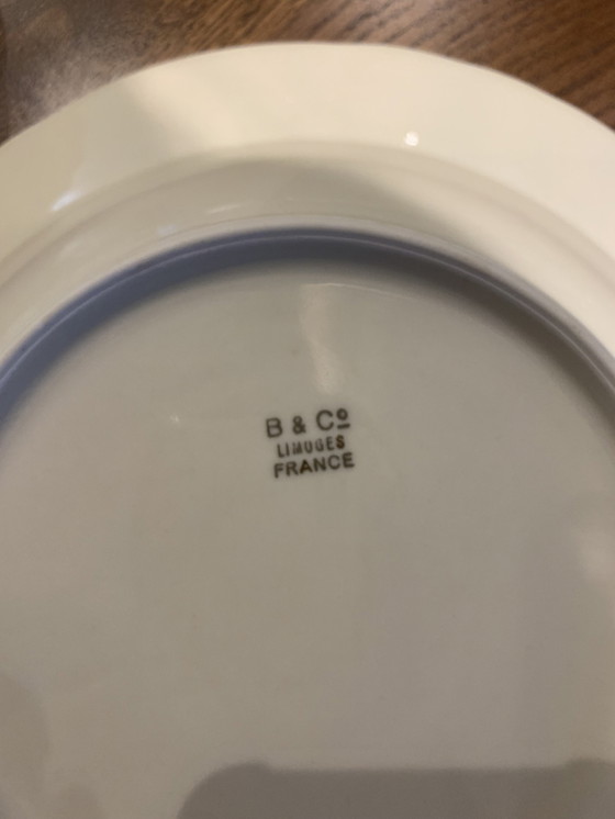 Image 1 of Set Of 6+1 Soup Plates, B&C Limoges