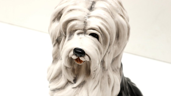 Image 1 of Cane in ceramica dipinto a mano dal design italiano vintage