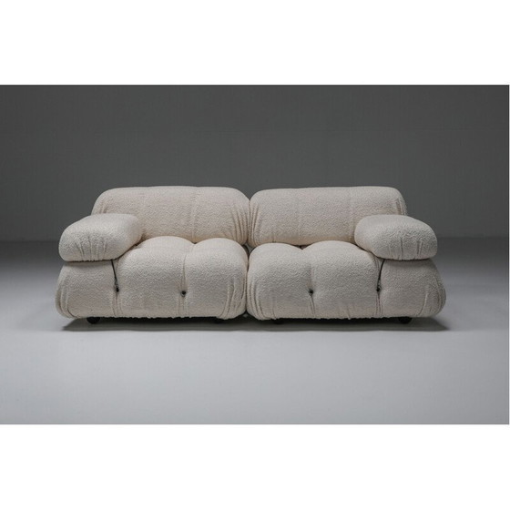 Image 1 of Vintage Camaleonda sofa in boucle wool by Mario Bellini, 1972