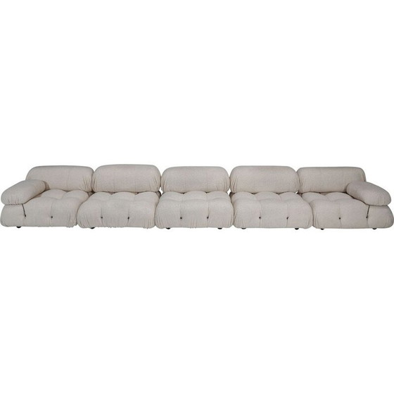Image 1 of Vintage Camaleonda sofa in boucle wool by Mario Bellini, 1972