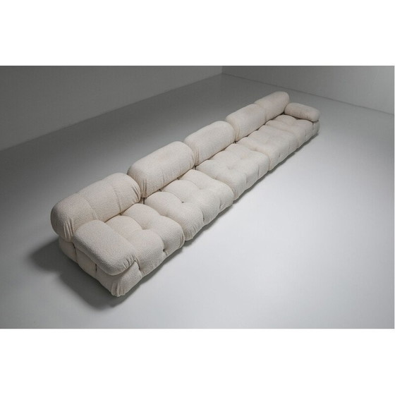 Image 1 of Vintage Camaleonda sofa in boucle wool by Mario Bellini, 1972